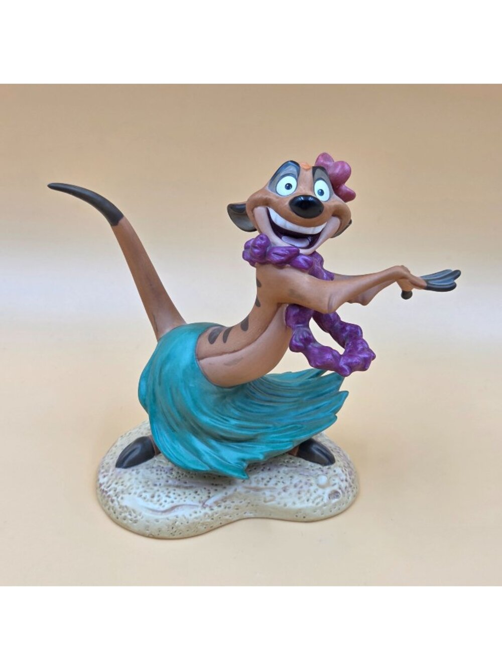 WDCC Disney The Lion King Timon Luau Classics Collection Sculpture DAMAGED